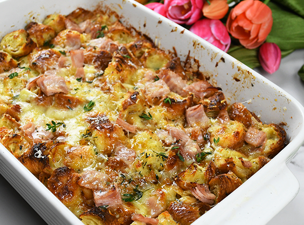 Ham & Brie Strata - Step 7